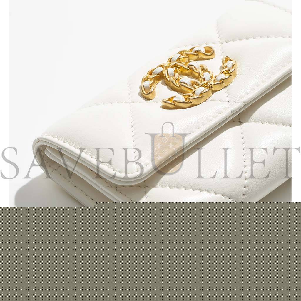 Ch*el 19 flap card holder ap1790 b04852 10601 (11.3*7.5*2.1cm)